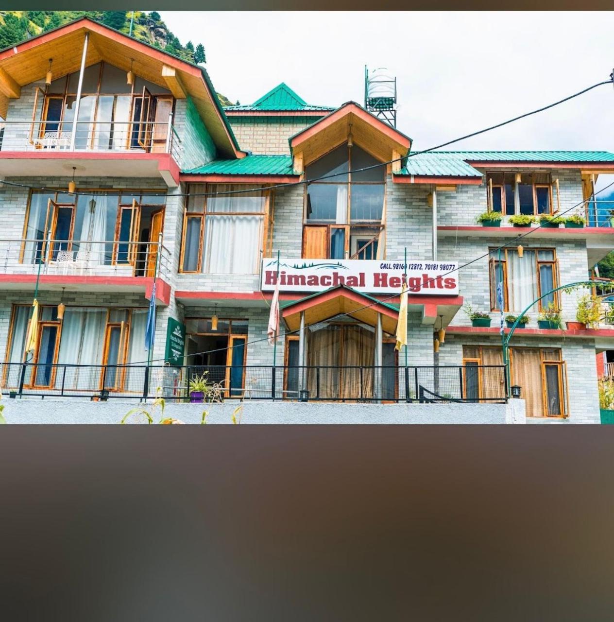 Hotel Himachal Heights Manāli Exteriör bild